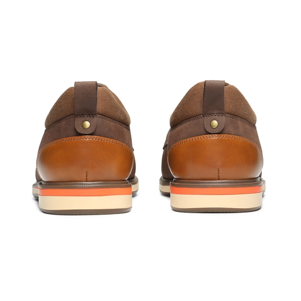 Men's Business Casual Oxford Shoes - BROWN - 5
